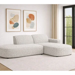 Hoekbank Cursal Atelier, stof Artico, nata, rechts