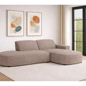 Hoekbank Cursal Atelier, stof Artico, beige, rechts