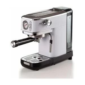 Handmatige espressomachine Ariete 1381 wit met manometer, 15 bar, reservoir 1,1 L, compatibel met gemalen koffie en pads Handmatige espressomachine Ariete 1381 wit met manometer, 15 bar, reservoir 1,1 L, compatibel met gemalen koffie en pads