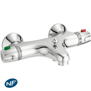 Glam bad-douchekraan thermostatische verchroomd – Huber