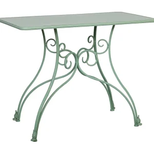 Groene, verouderde metalen entree Groene, verouderde metalen entree
