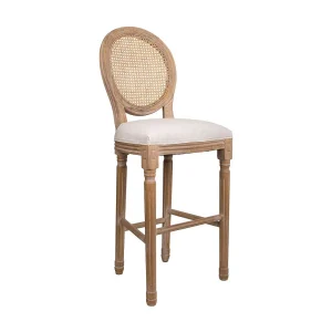 Gestoffeerde houten kruk