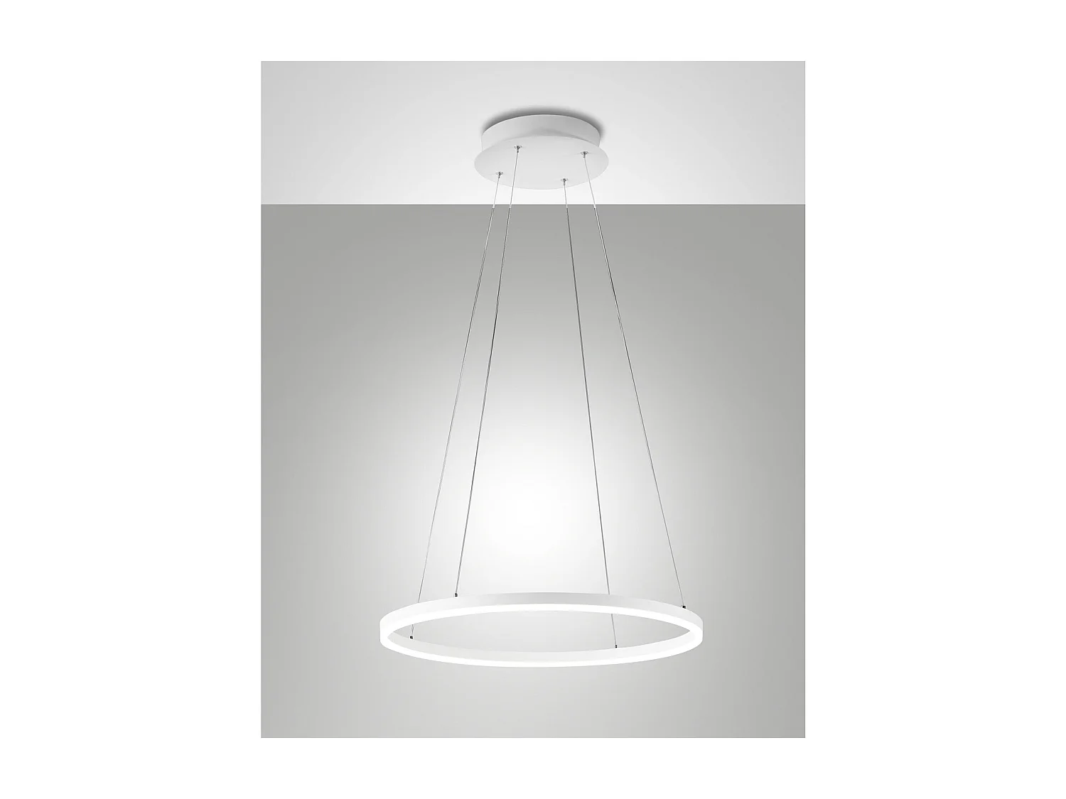 Lustre suspension GIOTTO avec led 36W blanc 3508-40-102 Fabas Luce