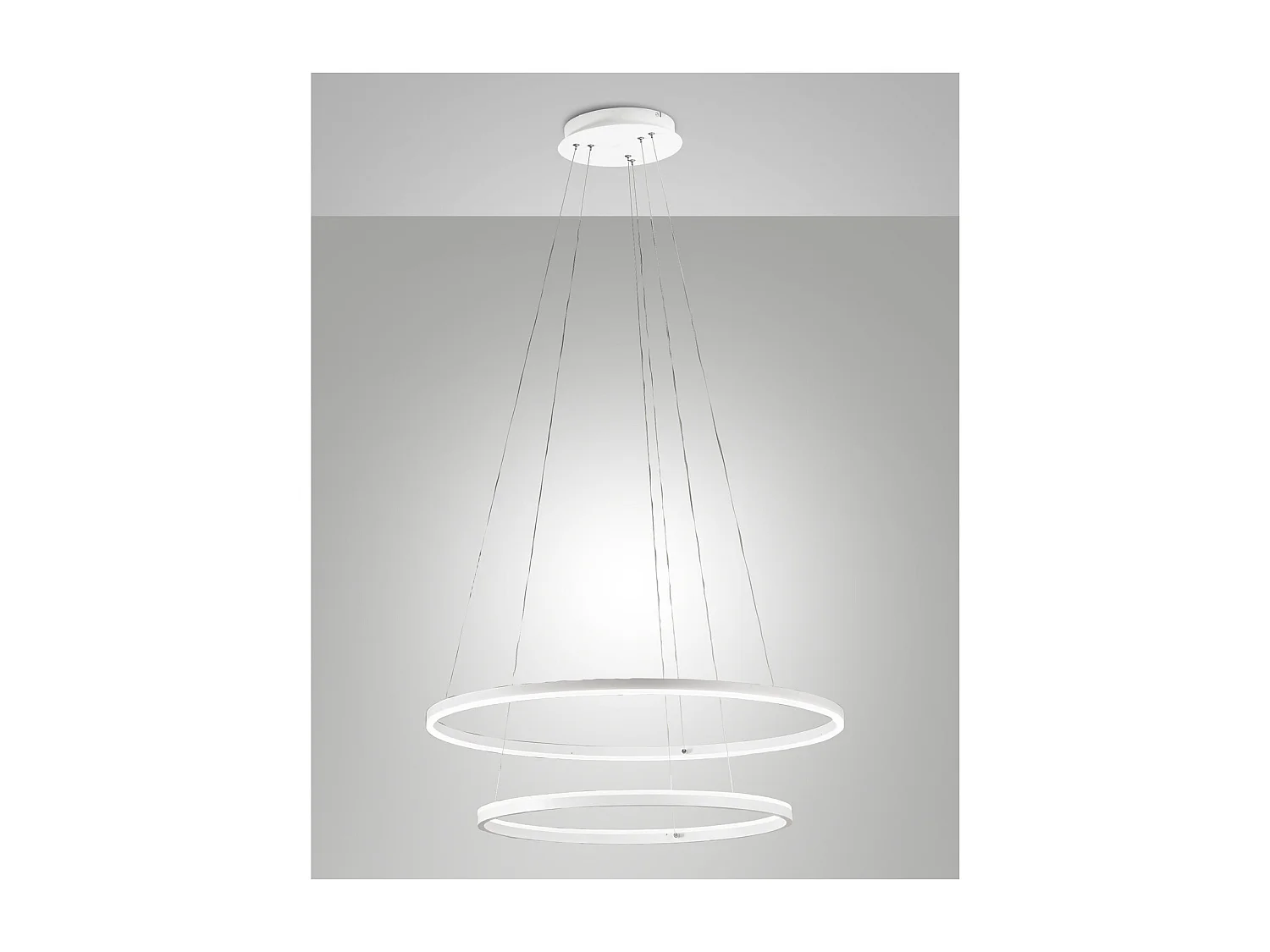 Lustre suspension GIOTTO avec led 65W blanc 3508-48-102 Fabas Luce