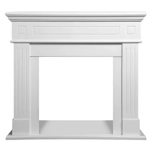 Houten bekleding voor openhaardframe W110xD36xH100 Cambridge White Houten bekleding voor openhaardframe W110xD36xH100 Cambridge White