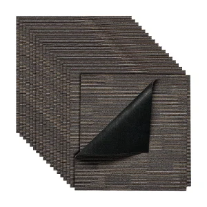 Herbruikbare Tapijttegel SucceBuy, 61 x 61 cm, Set van 24, Dekking 8,9 ㎡, Dikte 6 mm, Kortpolig, Zachte Modulaire Vierkante Vloerbedekking Herbruikbare Tapijttegel SucceBuy, 61 x 61 cm, Set van 24, Dekking 8,9 ㎡, Dikte 6 mm, Kortpolig, Zachte Modulaire Vierkante Vloerbedekking
