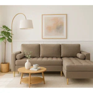 Hoekbank rechts MONZA met slaapfunctie 246×172 cm – bruin Monolith 15 Hoekbank rechts MONZA met slaapfunctie 246×172 cm – bruin Monolith 15