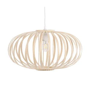 Hanglamp HAVEL Bamboehout Lichtbruin Hanglamp HAVEL Bamboehout Lichtbruin