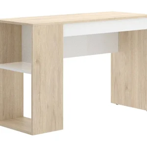 Dmora Bureau Grigna 50x115x74h cm Wit 3 Planken, 1 Lade, Modulair Dmora Bureau Grigna 50x115x74h cm Wit 3 Planken, 1 Lade, Modulair