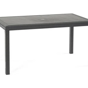 Dmora Buiten Tafel Giove 90x150x74h cm Antraciet 10 Zitplaatsen Uitschuifbaar, Waterdicht Schokbestendig Made in Italy Dmora Buiten Tafel Giove 90x150x74h cm Antraciet 10 Zitplaatsen Uitschuifbaar, Waterdicht Schokbestendig Made in Italy