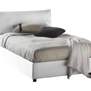 Talamo Italia Eenpersoonsbed Gloria Wit Afneembaar met Opbergvak, Matrasmaat 120×190 cm Made in Italy Talamo Italia Eenpersoonsbed Gloria Wit Afneembaar met Opbergvak, Matrasmaat 120×190 cm Made in Italy