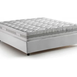 Talamo Italia Grace Wit Tweepersoonsbed met Matras, Afneembaar. Opbergbox, Made in Italy Talamo Italia Grace Wit Tweepersoonsbed met Matras, Afneembaar. Opbergbox, Made in Italy