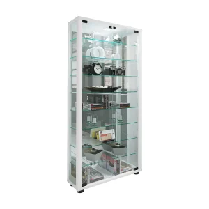 Glazen Stand Showcase Lumo Maxi Spiegel Glazen Stand Showcase Lumo Maxi Spiegel