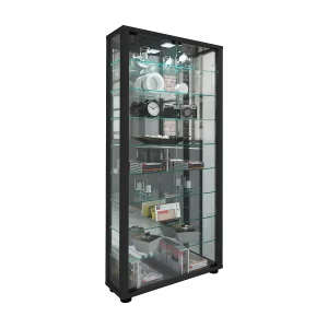 Glazen Stand Showcase Lumo Maxi Spiegel Glazen Stand Showcase Lumo Maxi Spiegel