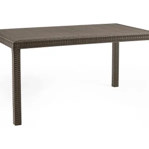 Dmora Buiten Tafel Giove 90x150x74h cm Bruin 10 Personen Verlengsysteem, UV-bestendig, Waterdicht Made in Italy Dmora Buiten Tafel Giove 90x150x74h cm Bruin 10 Personen Verlengsysteem, UV-bestendig, Waterdicht Made in Italy