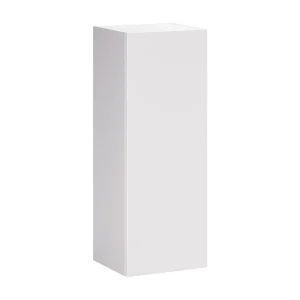 Half kolom badkamerkast OSTER 80 cm mat wit 1 hangende deur Half kolom badkamerkast OSTER 80 cm mat wit 1 hangende deur