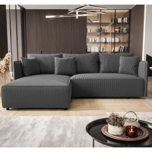 Hoekbank met slaapfunctie MILANO L Poso 060 Links