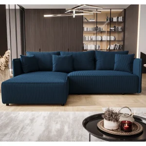Hoekbank met slaapfunctie MILANO L Poso 005 Links