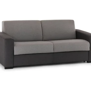 Talamo Italia Bank 2-Zits Giuseppina 95x180x90h cm Grijs, Afneembaar en Wasbaar, Armleuningen Made in Italy