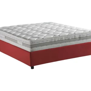 Talamo Italia Frans Bed Gioia Rood Inclusief Matras, Afneembaar, Met Opbergvak Made in Italy Talamo Italia Frans Bed Gioia Rood Inclusief Matras, Afneembaar, Met Opbergvak Made in Italy