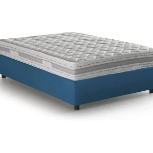 Talamo Italia Frans Bed Gioia Blauw Matras Inbegrepen, Afneembare Hoes, Met Opslag Made in Italy Talamo Italia Frans Bed Gioia Blauw Matras Inbegrepen, Afneembare Hoes, Met Opslag Made in Italy