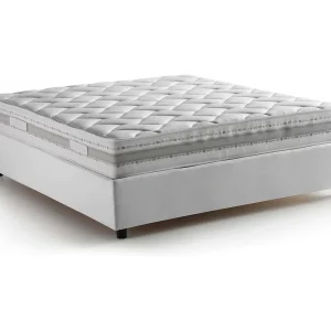 Talamo Frankrijkse Bed Gioia Wit Inclusief Matras Afneembaar, Opslagruimte Gemaakt in Italië Talamo Frankrijkse Bed Gioia Wit Inclusief Matras Afneembaar, Opslagruimte Gemaakt in Italië