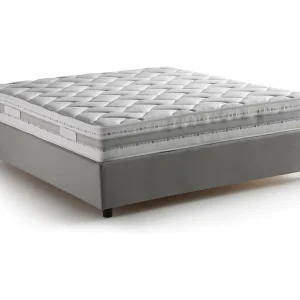 Talamo Italia Frans Bed Gioia Grijs Met Matras, Afneembaar, Opbergvak, Made in Italy Talamo Italia Frans Bed Gioia Grijs Met Matras, Afneembaar, Opbergvak, Made in Italy