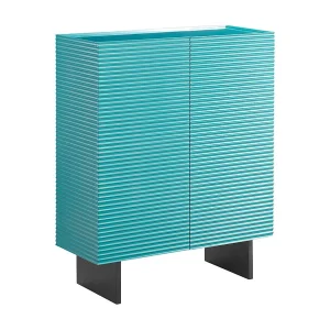 Highboard – Blauw Hout – LYNN