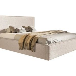 Gestoffeerd bed 140×200 Kyoto – tweepersoonsbed met opbergruimte metalen lattenbodem – Bouclé Beige (Anthology 3) Gestoffeerd bed 140×200 Kyoto – tweepersoonsbed met opbergruimte metalen lattenbodem – Bouclé Beige (Anthology 3)