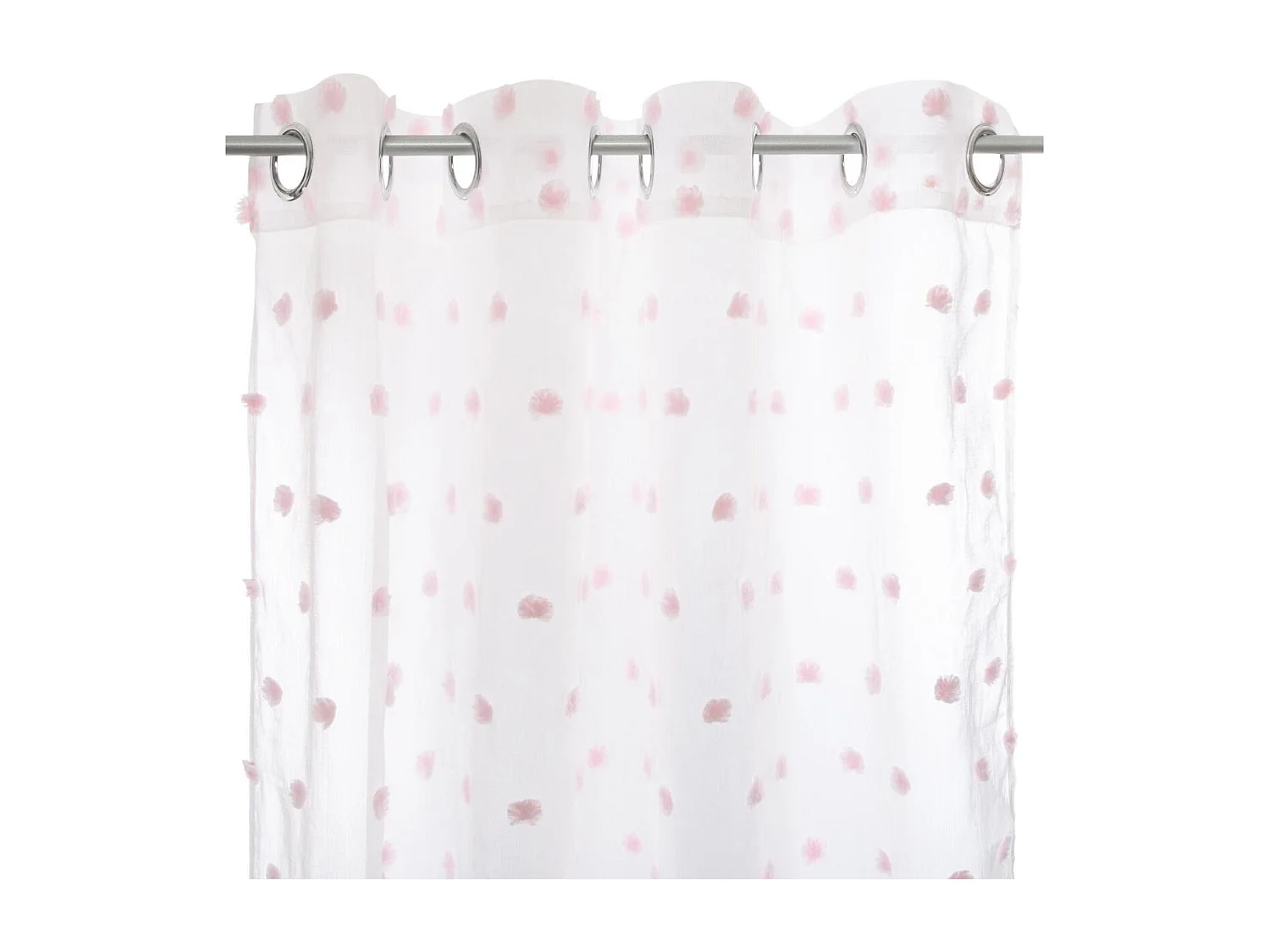Gordijn van polyester roze 240x140cm