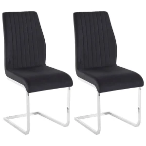 Greta Eetkamerstoel 2pk Zwart