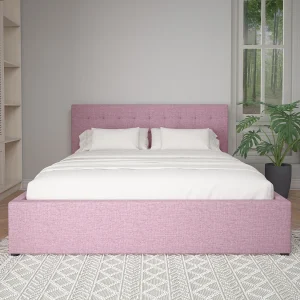 Hamar | Bed 180 cm in Paarse stof Hamar | Bed 180 cm in Paarse stof