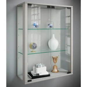Wandvertoningskast hangvitrinekast glas Udina M