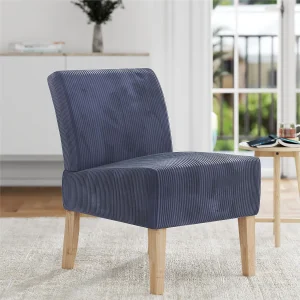 Hazen | Loungestoel in Marineblauwe Stof Hazen | Loungestoel in Marineblauwe Stof