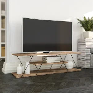 Hedendaags design TV-meubel met plank HAMAR Hedendaags design TV-meubel met plank HAMAR