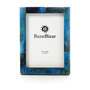 Het Azure Patchwork Fotolijst – Turquoise – 13×18 Het Azure Patchwork Fotolijst – Turquoise – 13×18