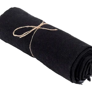 Het Linnen Tafelkleed – Zwart – 150×150
