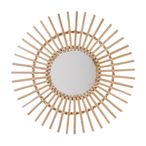 Grote rotan spiegel bruin 58×23,5cm Grote rotan spiegel bruin 58×23,5cm