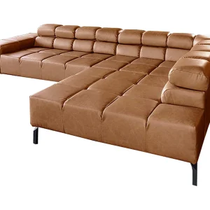 Hoekbank – Bruin Leer – NELSON Hoekbank – Bruin Leer – NELSON