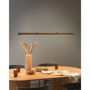 LED hanglamp STEWARTS Met dimmer Eikenhout Lichtbruin LED hanglamp STEWARTS Met dimmer Eikenhout Lichtbruin