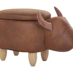Hocker kunstleer bruin COW Hocker kunstleer bruin COW