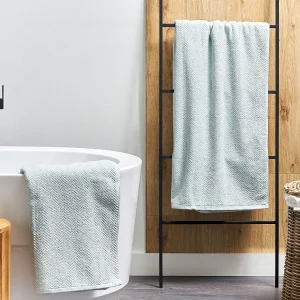 2-delige handdoekset MITIARO Badstof Mintgroen