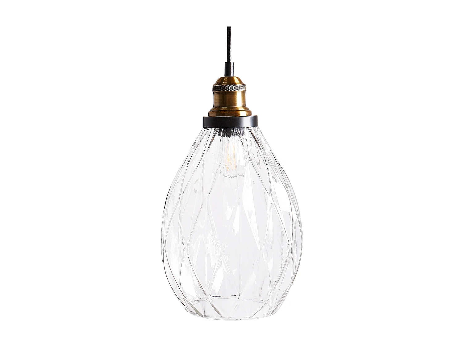Hanglamp glas transparant COOSA