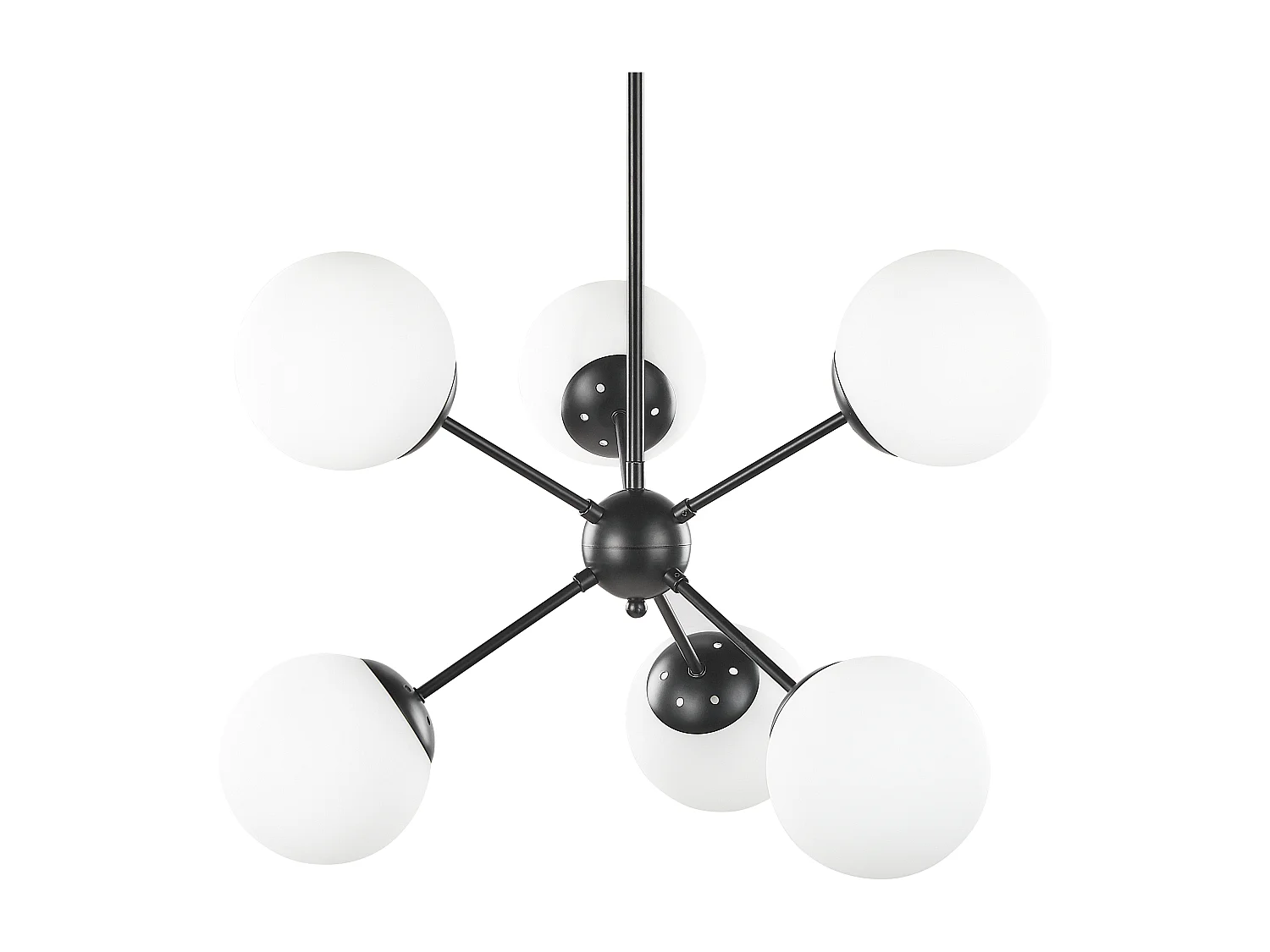Hanglamp 6 lampen zwart ADAWRO