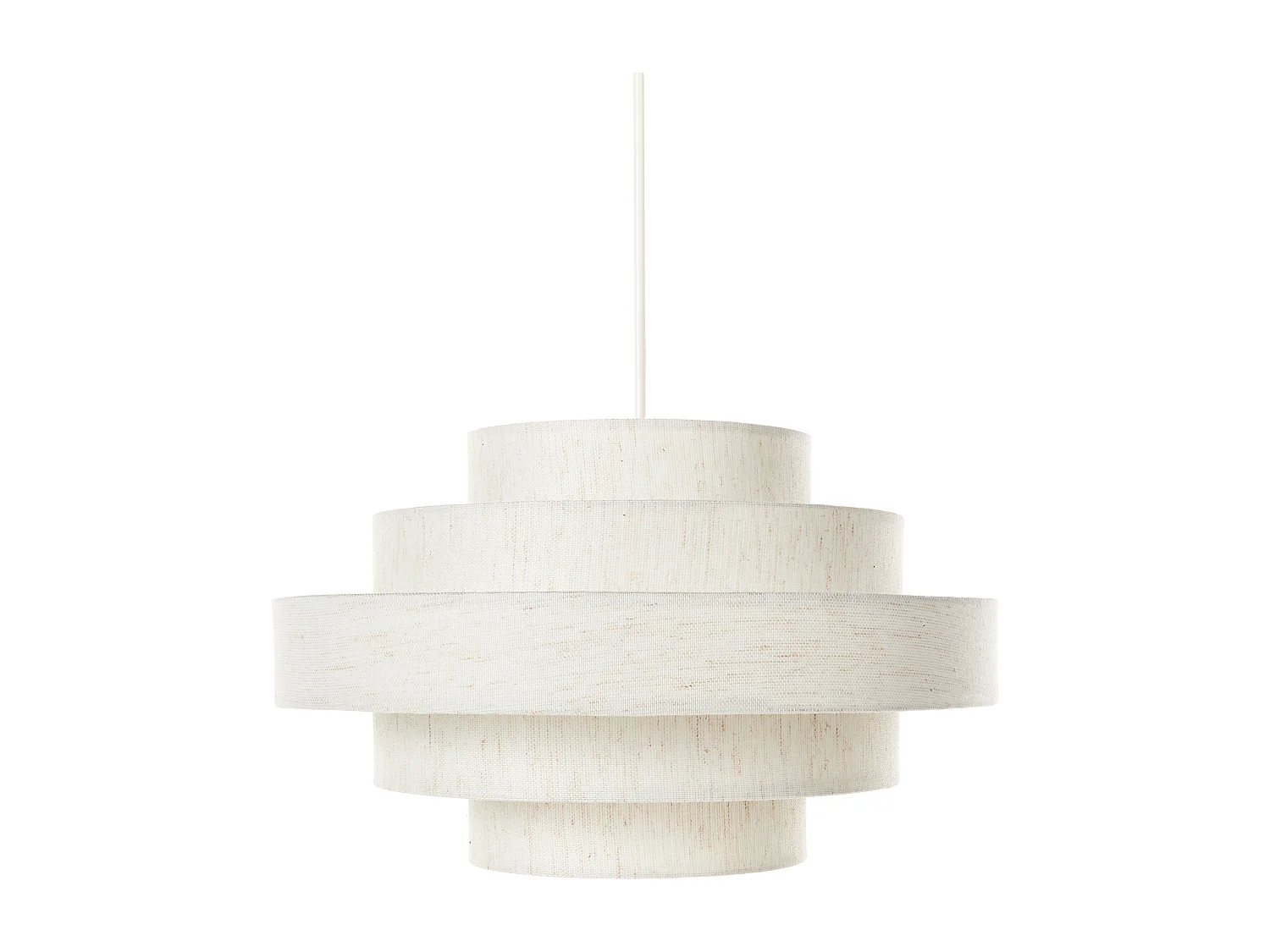Hanglamp EREBATO Linnen Gebroken wit