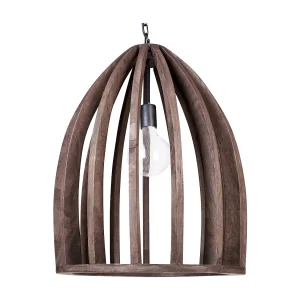 Hanglamp hout donkerbruin MANAIR Hanglamp hout donkerbruin MANAIR