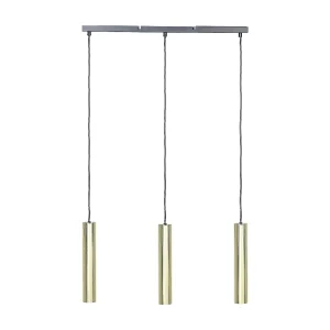Hanglamp 3 lampen koper BROSNA Hanglamp 3 lampen koper BROSNA