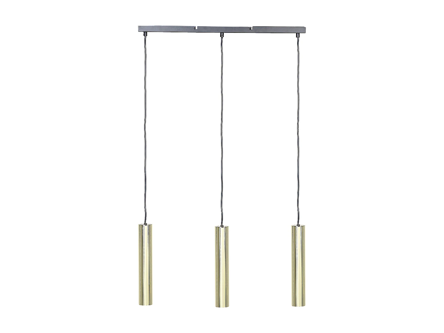 Hanglamp 3 lampen koper BROSNA