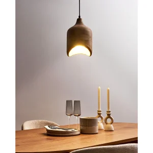 Hanglamp PANDU Mangohout Lichtbruin Hanglamp PANDU Mangohout Lichtbruin
