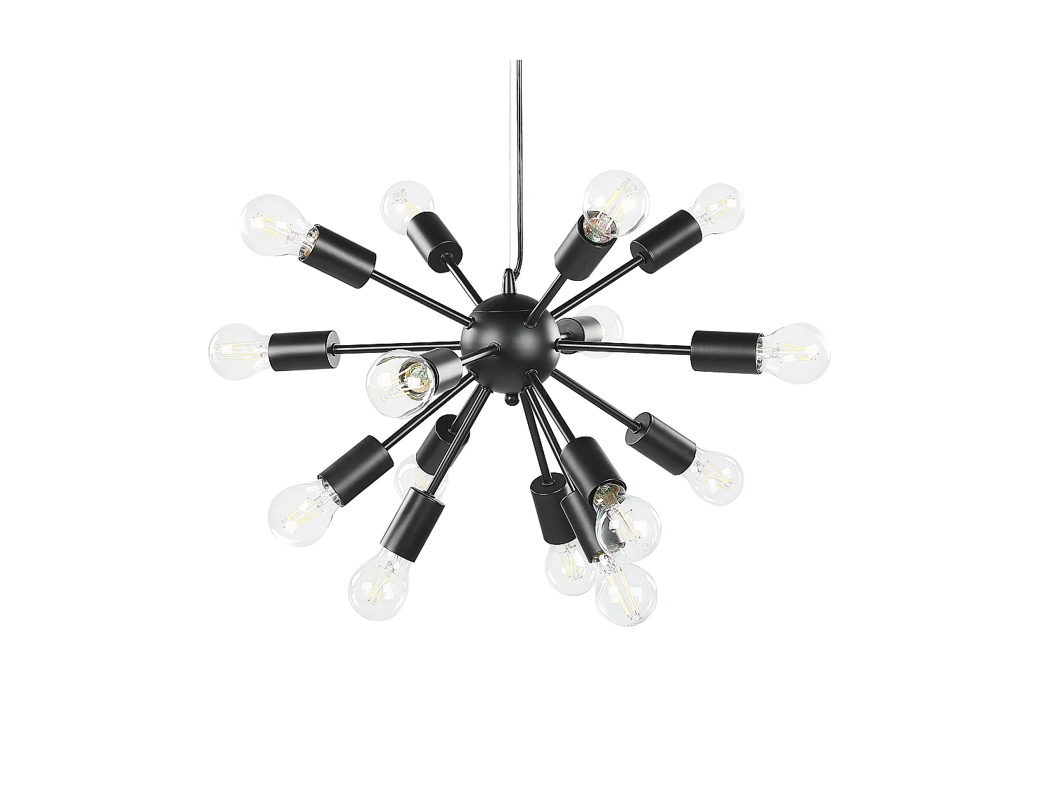 Hanglamp 15 lampen zwart BALAGAS